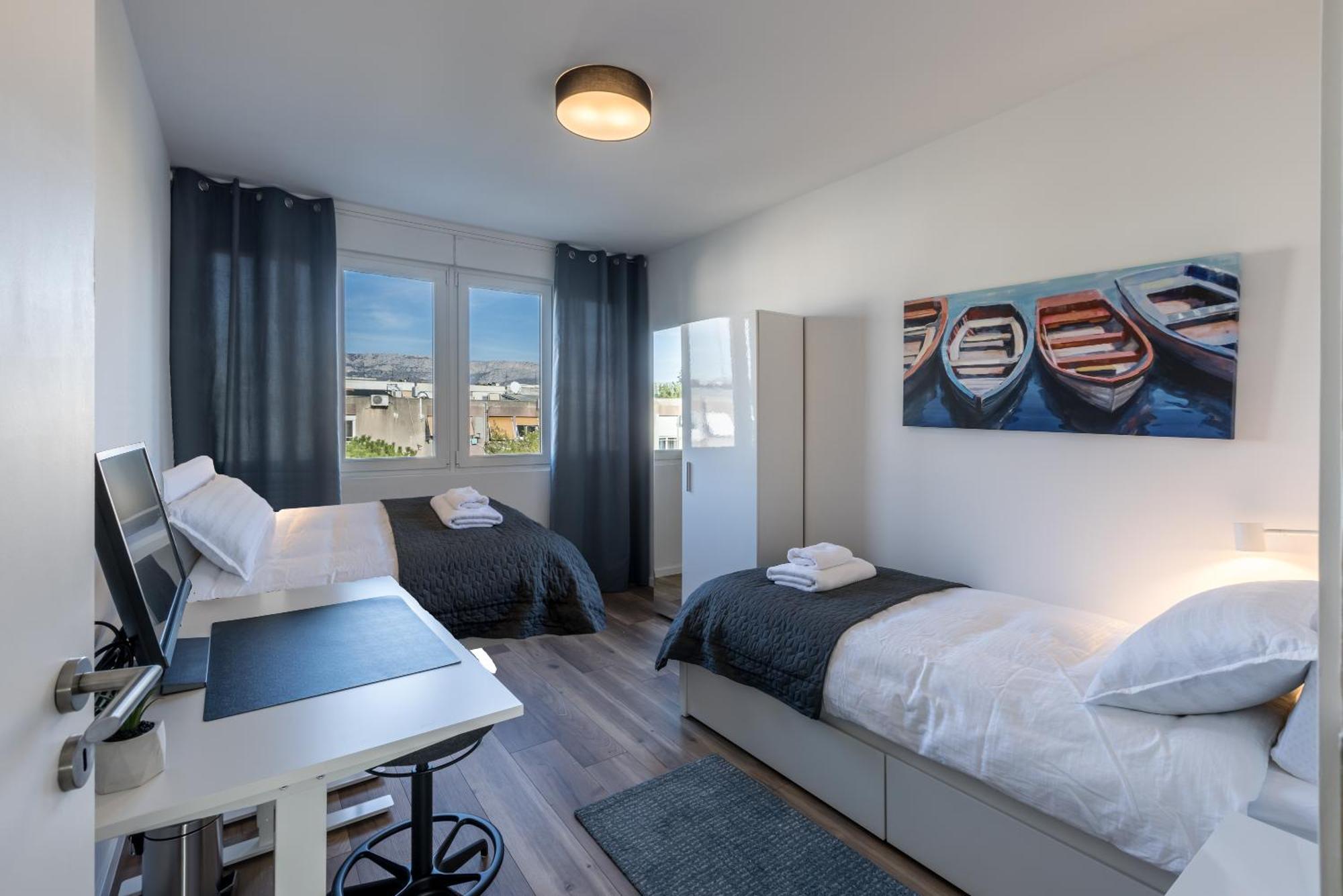 Sundowners Apartment, 52Qm, Double & Single Bed, 10 Min From Old Town Of Split Luaran gambar